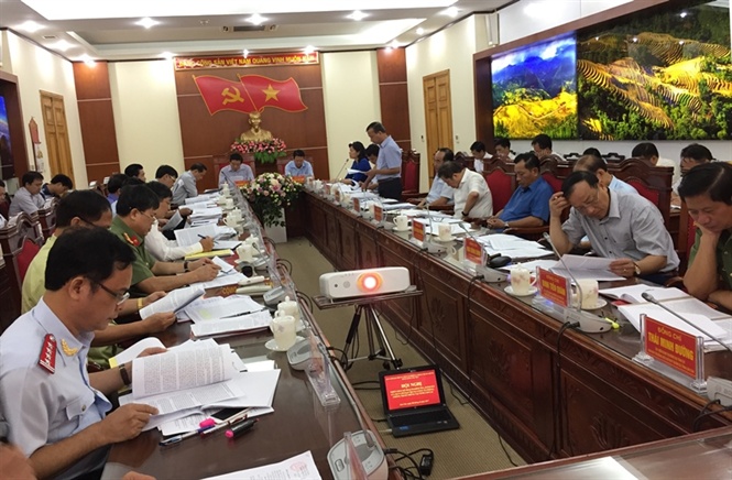Đoàn công tác số 3 Ban Chỉ đạo Trung ương về PCTN triển khai Kế hoạch kiểm tra, giám sát tại tỉnh Lào Cai 