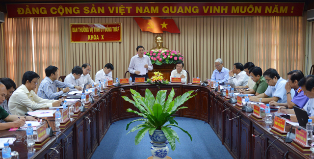 Đoàn công tác Ban Nội chính Trung ương làm việc tại tỉnh Đồng Tháp
