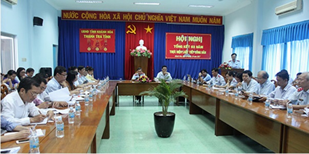 Một hội nghị về công tác tiếp công dân, giải quyết khiếu nại, tố cáo của tỉnh Khánh Hòa