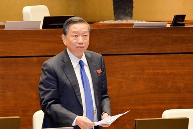 Bộ trưởng Tô Lâm trả lời chất vấn của các đại biểu Quốc hội