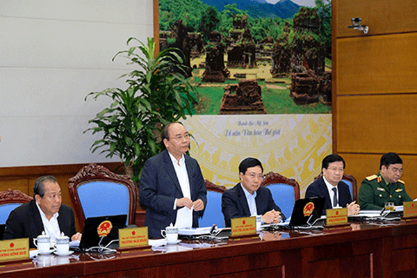 Thủ tướng Chính phủ Nguyễn Xuân Phúc chủ trì phiên họp Chính phủ thường kỳ tháng 11-2017
