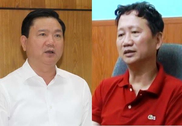 Đề nghị truy tố các bị can Đinh La Thăng (trái) và Trịnh Xuân Thanh (phải)
