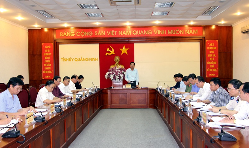 Một phiên họp của Ban Chỉ đạo Cải cách tư pháp tỉnh Quảng Ninh