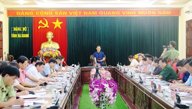 Một Hội nghị giao ban công tác nội chính và phòng, chống tham nhũng tỉnh Hà Giang