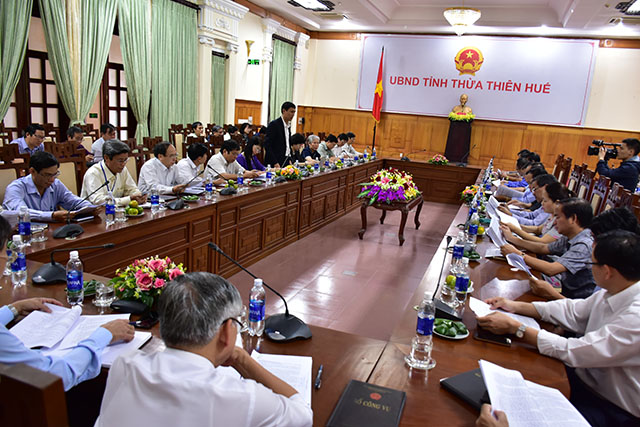 Ủy ban nhân dân tỉnh Thừa Thiên Huế họp về cải cách tổ chức bộ máy hành chính nhà nước tinh gọn, hiệu lực, hiệu quả nhằm phòng ngừa tham nhũng