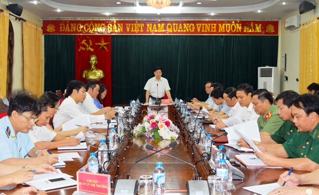Đồng chí Nguyễn Văn Thông, Phó Bí thư Tỉnh ủy chủ trì giao ban khối Nội chính định kỳ 