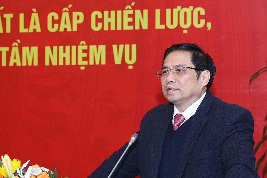 Đồng chí Phạm Minh Chính, Ủy viên Bộ Chính trị, Bí thư Trung ương Đảng, Trưởng Ban Tổ chức Trung ương