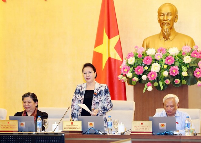 Chủ tịch Quốc hội Nguyễn Thị Kim Ngân chủ trì và phát biểu bế mạc Phiên họp thứ 24 của Ủy ban Thường vụ Quốc hội