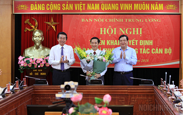 Lãnh đạo Ban Nội chính Trung ương chúc mừng đồng chí Nguyễn Thái Học