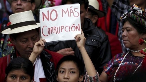 Diễu hành chống tham nhũng ở Trung Mỹ