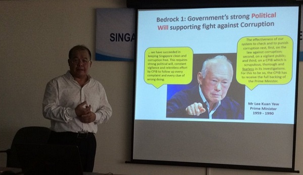 Ông Wong Choong Mann, Cục trưởng Cục điều tra chống tham nhũng Singapore