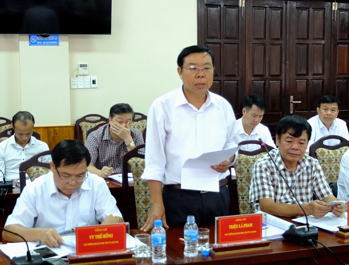 Đồng chí Triệu Là Pham, Phó Trưởng Ban Nội chính Tỉnh ủy Hà Giang