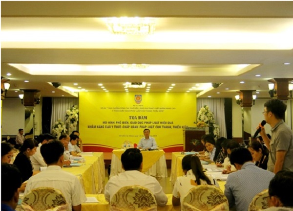 Tọa đàm “Mô hình phổ biến, giáo dục pháp luật hiệu quả nhằm nâng cao ý thức chấp hành pháp luật cho thanh, thiếu niên” tại Thành phố Hồ Chí Minh