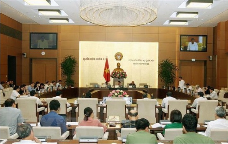Một phiên họp của Ủy ban Thường vụ Quốc hội