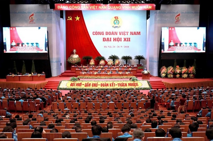 Toàn cảnh Đại hội XII Công đoàn Việt Nam, nhiệm kỳ 2018-2023