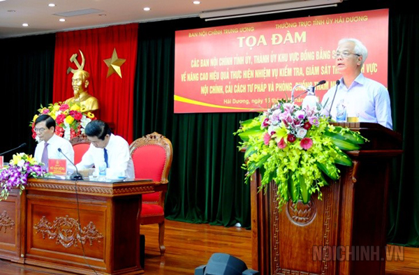 Đồng chí Nguyễn Thế Toàn, Phó Trưởng Ban Nội chính Thành ủy Hà Nội