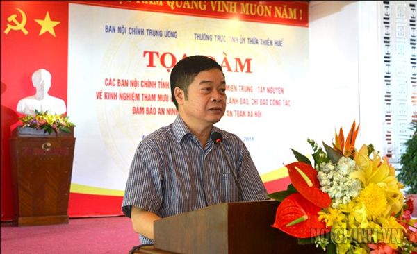 Đồng chí Nguyễn Hồng Giang, Cục trưởng Cục Giải quyết khiếu nại, tố cáo và Thanh tra khu vực 2 (Cục II), Thanh tra Chính phủ