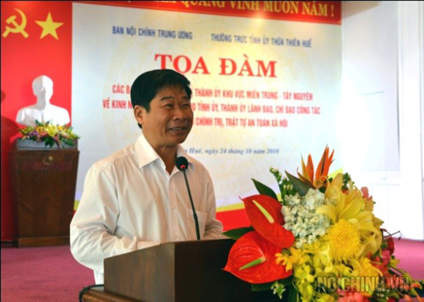 Đồng chí Đặng Thanh Long, Trưởng Ban Nội chính Tỉnh ủy Kon Tum