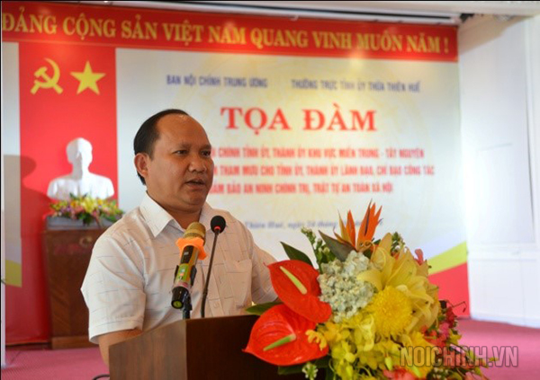 Đồng chí Ral Lan Chung, Trưởng Ban Nội chính Tỉnh ủy Gia Lai