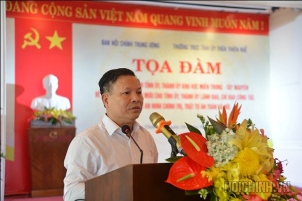 Đồng chí Đặng Văn Tính, Phó trưởng Ban Nội chính Tỉnh ủy Hà Tĩnh