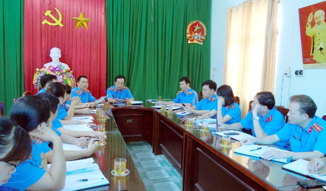 Viện kiểm sát nhân dân tỉnh Thái Bình công bố kết luận thanh tra toàn diện tại Viện kiểm sát nhân dân huyện Hưng Hà