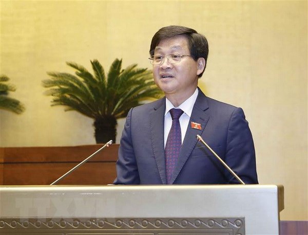 Tổng Thanh tra Chính phủ Lê Minh Khái, thừa ủy quyền của Thủ tướng Chính phủ, trình bày Báo cáo về công tác phòng, chống tham nhũng năm 2018