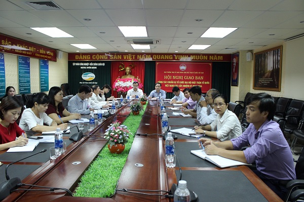 Điểm cầu Tuyên Quang dự Hội nghị giao ban trực tuyến công tác chuẩn bị Đại hội Mặt trận Tổ quốc các cấp nhiệm kỳ 2019-2024