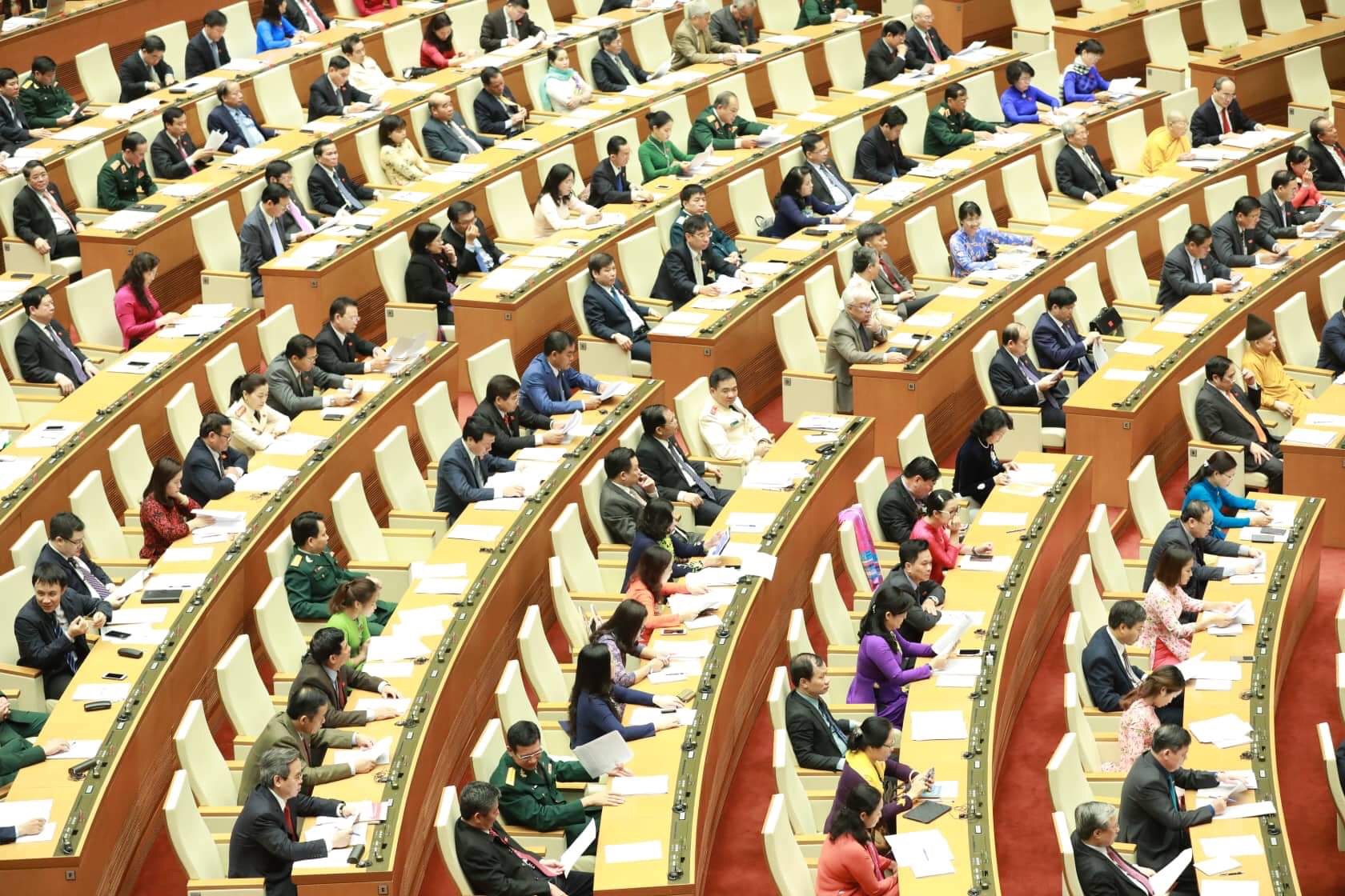 Với 93,2% đại biểu tán thành, Quốc hội đã biểu quyết thông qua Luật phòng, chống tham nhũng (sửa đổi