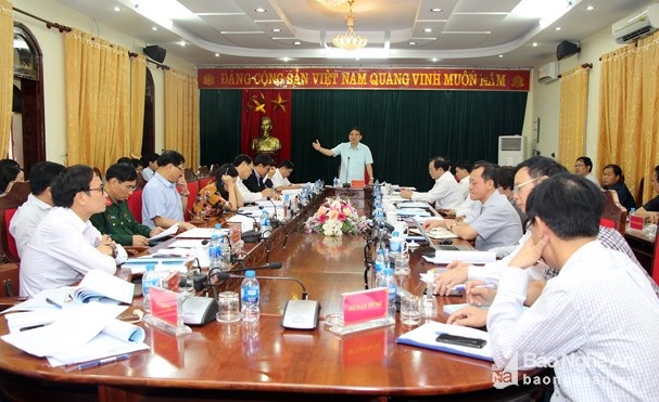 Một Hội nghị Ban Thường vụ Tỉnh ủy Nghệ An
