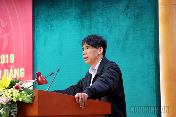 Đồng chí Nguyễn Xuân Diện, Phó Vụ trưởng Vụ Cơ quan nội chính