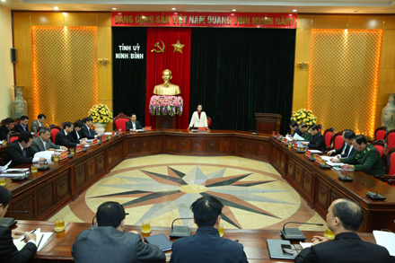Hội nghị tổng kết công tác nội chính, phòng, chống tham nhũng và tôn giáo tỉnh Ninh Bình năm 2018