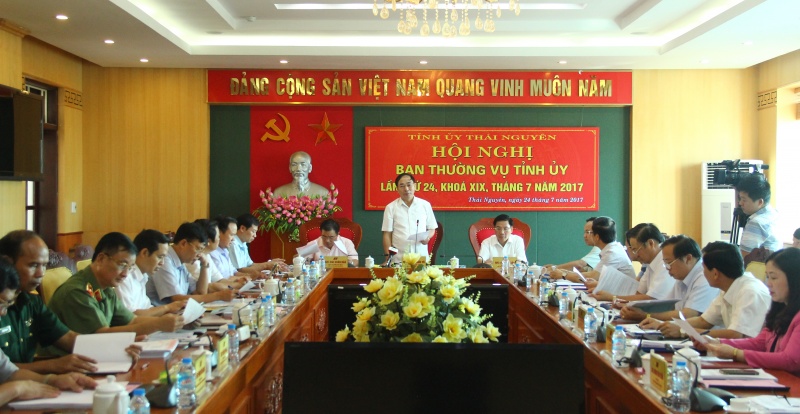 Một Hội nghị của Ban Thường vụ Tỉnh ủy Thái Nguyên