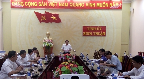 Một cuộc họp của Ban Chỉ đạo Cải cách tư pháp tỉnh Bình Thuận 