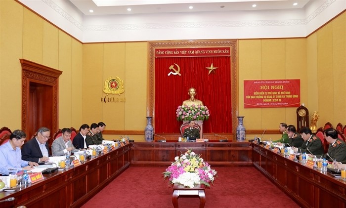 Hội nghị Kiểm điểm tự phê bình và phê bình của Ban Thường vụ Đảng ủy Công an Trung ương