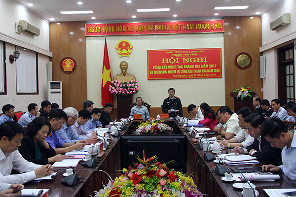 Một Hội nghị của Thanh tra tỉnh Thái Nguyên