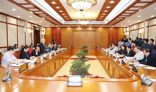 Bộ Chính trị cho ý kiến về Báo cáo kết quả của 05 Đoàn kiểm tra của Bộ Chính trị tại 15 cấp ủy và tổ chức đảng trực thuộc Trung ương