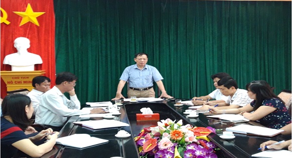 Một cuộc họp của Ban Nội chính Tỉnh ủy