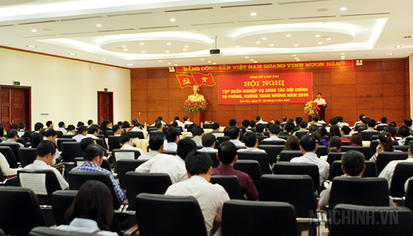 Hội nghị tập huấn công tác nội chính và phòng, chống tham nhũng tỉnh Lào Cai