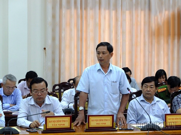 Đồng chí Đoàn Minh Phương, Phó trưởng Ban Nội chính Tỉnh ủy  Trà Vinh