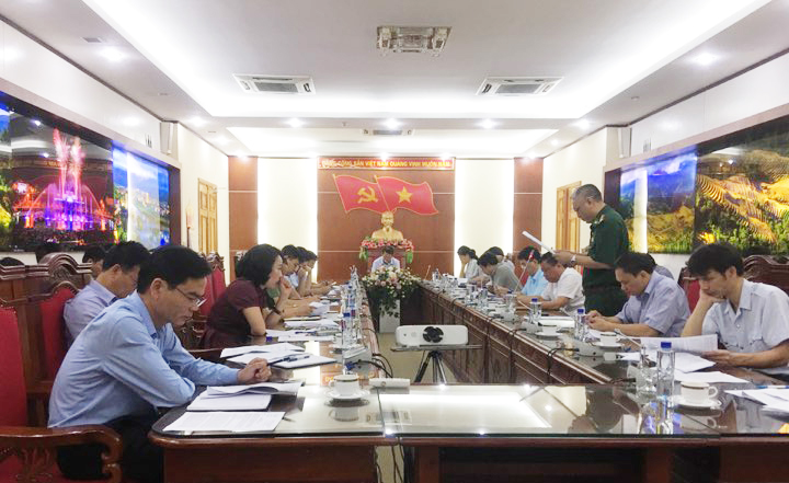Hội nghị giao ban công tác nội chính tháng 4-2019 tỉnh Lào Cai