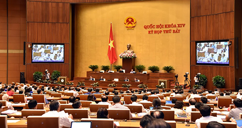Quốc hội tiếp tục ngày làm việc thứ sáu của kỳ họp thứ bảy, Quốc hội khóa XIV
