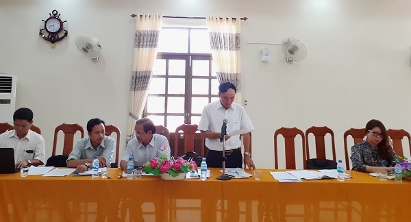 Đoàn kiểm tra của Ban Nội chính Tỉnh ủy Quảng Ngãi thông qua dự thảo báo cáo kết quả kiểm tra công tác phòng, chống tham nhũng tại Huyện ủy Sơn Tây