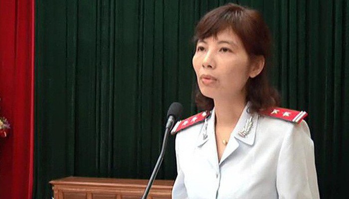 Bà Nguyễn Thị Kim Anh, Phó trưởng Phòng phòng chống tham nhũng, Thanh tra Bộ Xây dựng - Người bị bắt quả tang khi nhận tiền hối lộ