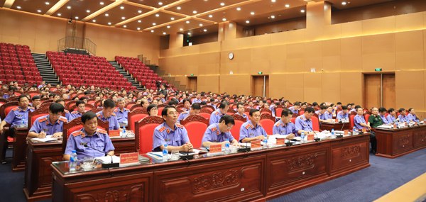 Các đại biểu tham dự Hội nghị sơ kết công tác kiểm sát 6 tháng đầu năm 2019