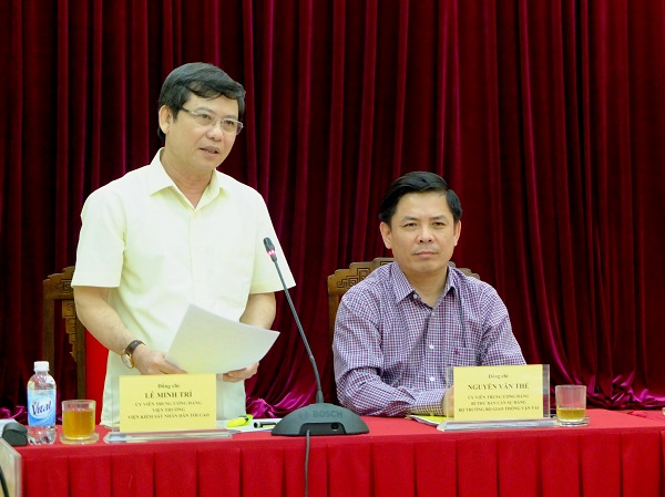 Đồng chí Lê Minh Trí, Ủy viên Trung ương Đảng, Viện trưởng Viện Kiểm sát nhân dân tối cao, Ủy viên Ban Chỉ đạo Trung ương về phòng, chống tham nhũng phát biểu kết luận