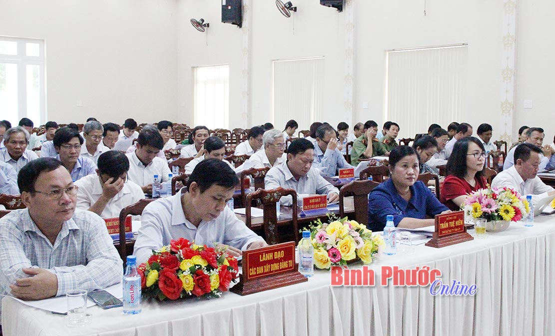 Hội nghị sơ kết công tác kiểm tra, giám sát 6 tháng đầu năm 2019 tỉnh Bình Phước