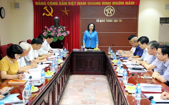 Ban Thường vụ Thành ủy Hà Nội kiểm tra công tác phòng, chống tham nhũng tại Sở Giao thông vận tải 