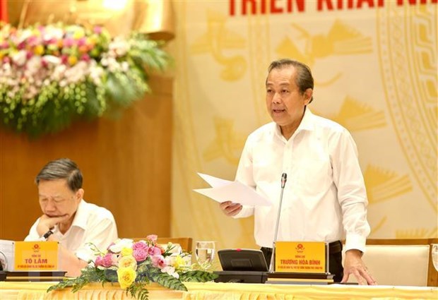 Phó Thủ tướng Thường trực Trương Hòa Bình chủ trì hội nghị