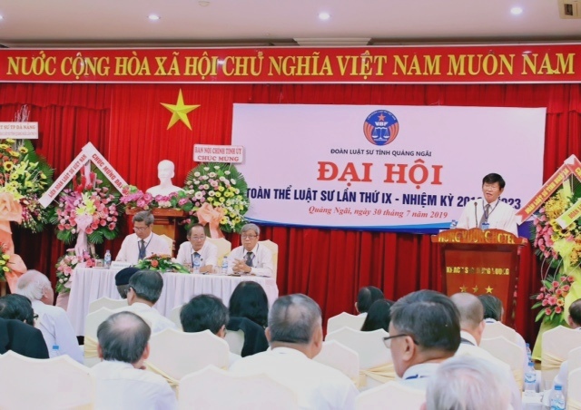 Đại hội lần thứ IX, nhiệm kỳ 2018- 2023 của Đoàn Luật sư tỉnh Quảng Ngãi (tháng 7-2019)