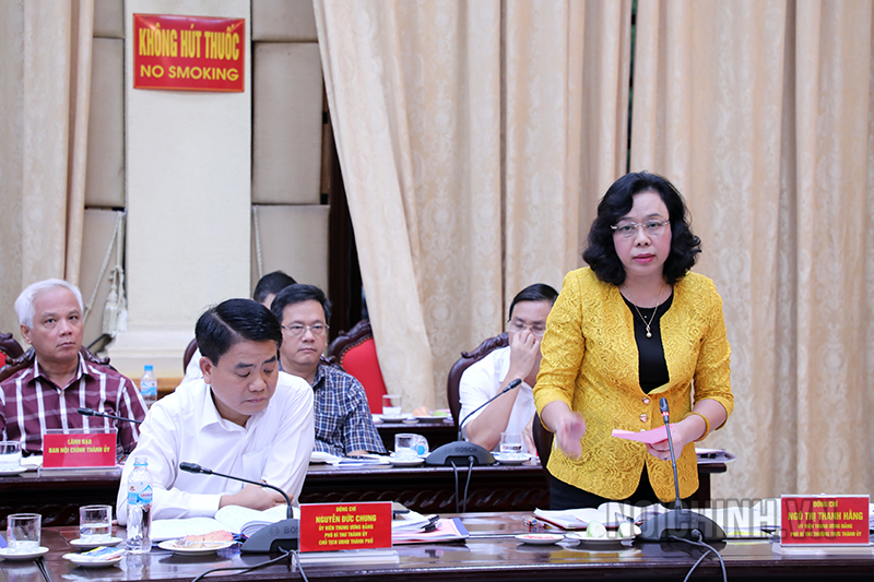 Đồng chí Ngô Thị Thanh Hằng, Ủy viên Trung ương Đảng, Phó Bí thư Thường trực Thành ủy Hà Nội
